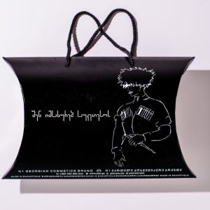 Black gift pillow