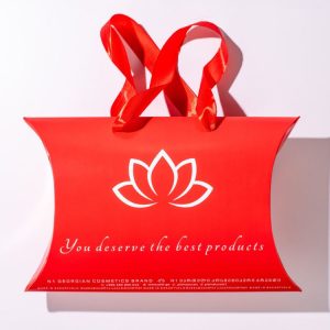 Red gift pillow